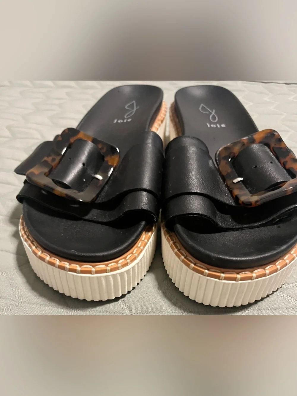JOIE LYLA WOMENS BUCKLE SLIP ON SANDALS SIZE 9,5